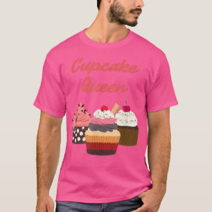 Cupcake Queen, Sweet Baking Graphic, Baking Fairy T-shirt