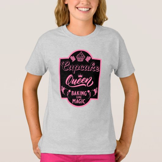 Cupcake Queen T-shirt (Voorkant)