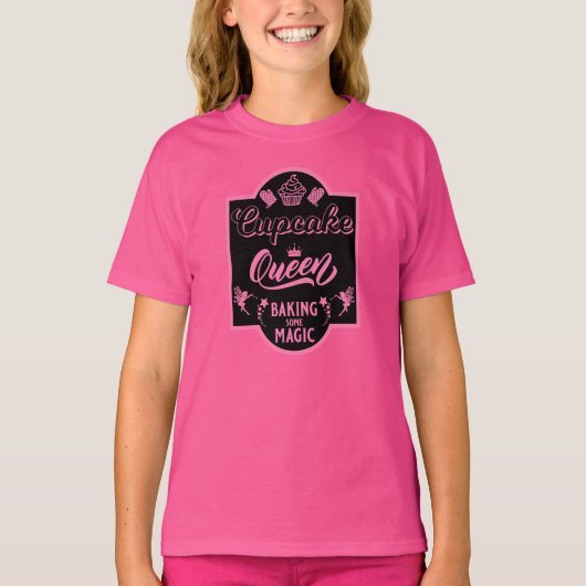 Cupcake Queen T-shirt (Voorkant)