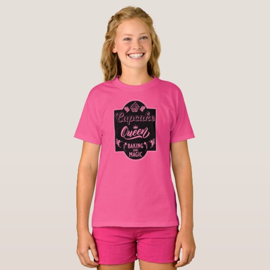 Cupcake Queen T-shirt (Voorkant volledig)