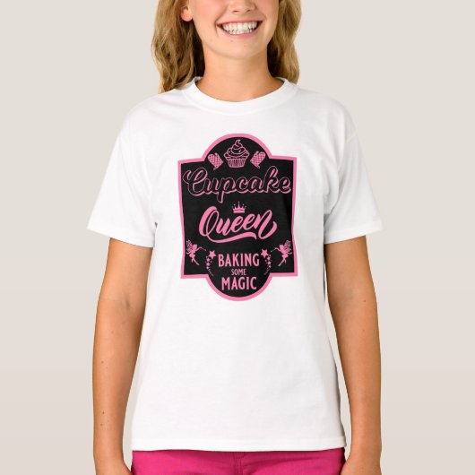 Cupcake Queen T-shirt (Voorkant)
