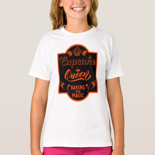 Cupcake Queen T-shirt (Voorkant)