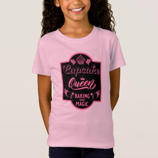 Cupcake Queen T-shirt (Voorkant)