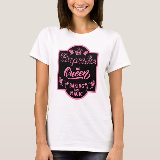 Cupcake Queen T-shirt (Voorkant)