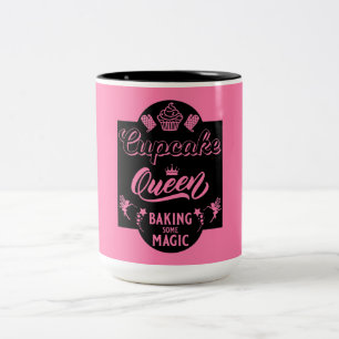 Cupcake Queen Tweekleurige Koffiemok