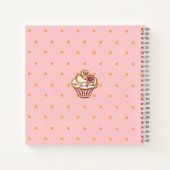 Cupcake Recept Kookboek Cadeau Notitieboek (Achterkant)