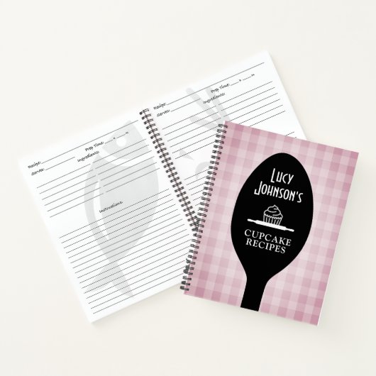 Cupcake Recepten Notitieboek (Binnen)
