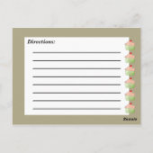 Cupcake Recipe Kaart (Achterkant)