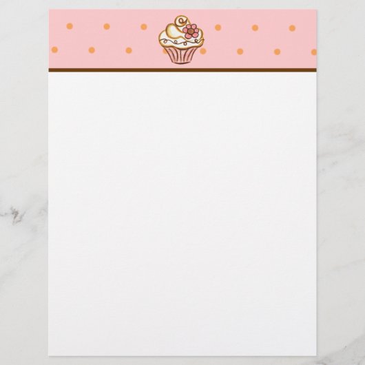 Cupcake Recippapier (Voorkant)