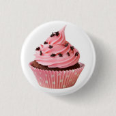 Cupcake Ronde Button 3,2 Cm (Voorkant)