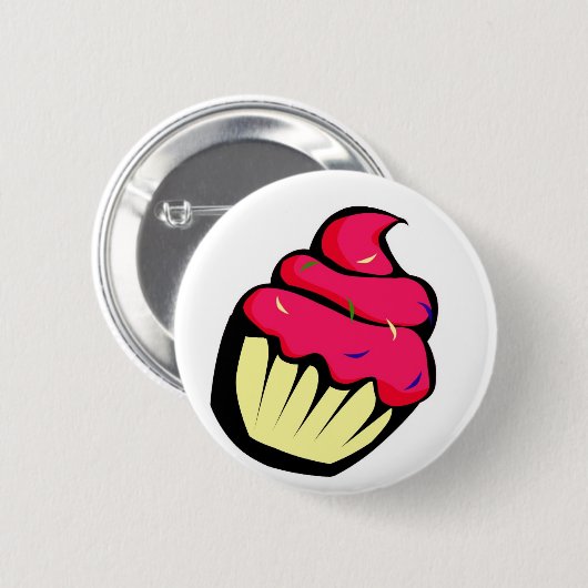 Cupcake Ronde Button 5,7 Cm (Voorkant /achterkant)