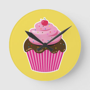 Cupcake Ronde Klok