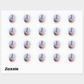 Cupcake Ronde Sticker (Vel)