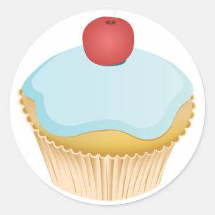 Cupcake Ronde Sticker