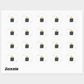 CUPCAKE RONDE STICKER (Vel)