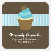 Cupcake Round Sticker (Voorkant)