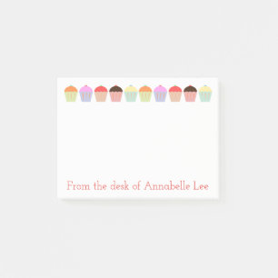 Cupcake Row Post-it® Notes