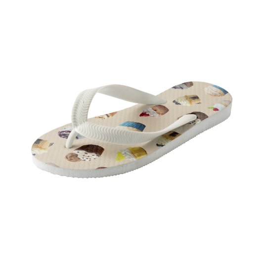 Cupcake royale kinder teenslippers (Schuin)