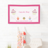 Cupcake Roze banner (Insitu)