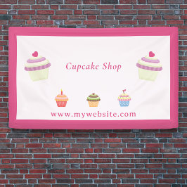 Cupcake Roze banner