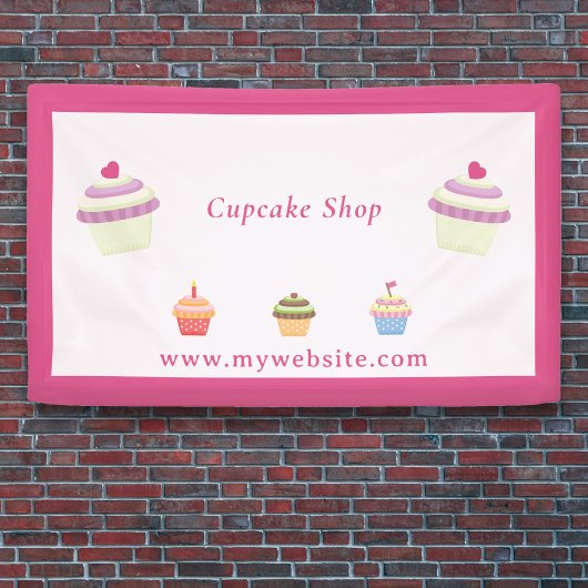 Cupcake Roze banner