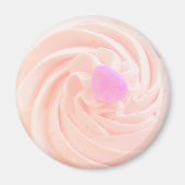 Cupcake roze snoep schattig magneet (Voorkant)