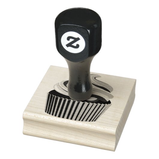 Cupcake Rubber Stamp door Warrior_Wares_Inc Rubberstempel (Stempel)