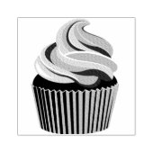 Cupcake Rubber Stamp door Warrior_Wares_Inc Rubberstempel (Afrduk)