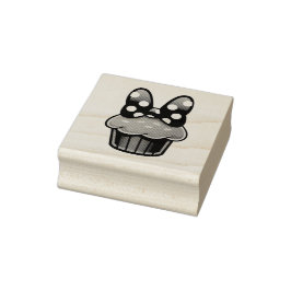 Cupcake Rubber Stamp Rubberstempel