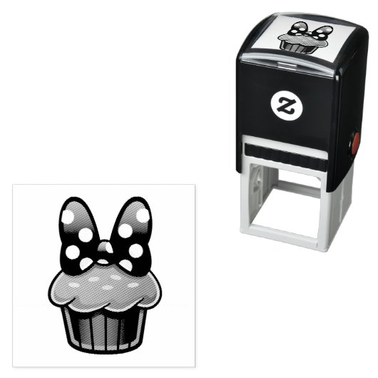 Cupcake Self-inking Stamp Zelfinktende Stempel (In situ)