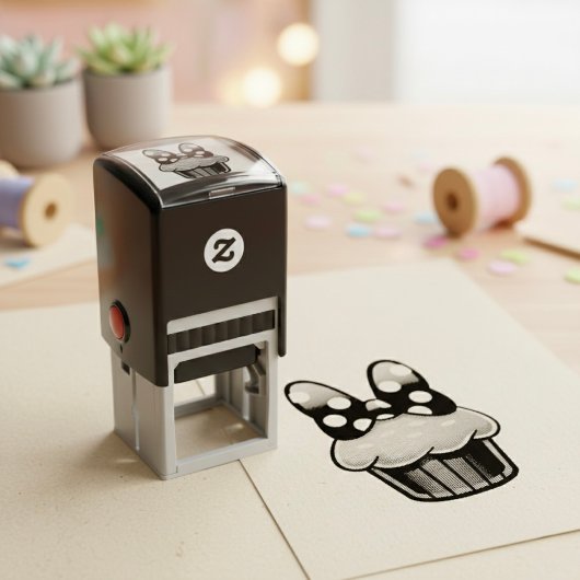 Cupcake Self-inking Stamp Zelfinktende Stempel
