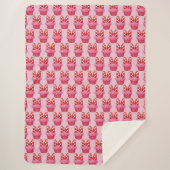 Cupcake Sherpa Dekbed Deken (Voorkant)