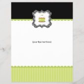 Cupcake Shop of Bakkerij Zakelijke Flyers (Voorkant)