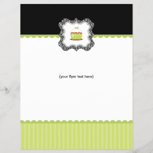 Cupcake Shop of Bakkerij Zakelijke Flyers