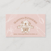 Cupcake Shop Pastry Chef Baking Utensils Bakery Klantenkaartje (Voorkant)