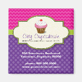 Cupcake Shop Promotie Magnet (Voorkant)