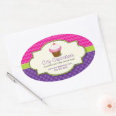 Cupcake Shop Promotionele Sticker (Envelop)