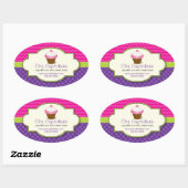 Cupcake Shop Promotionele Sticker (Vel)
