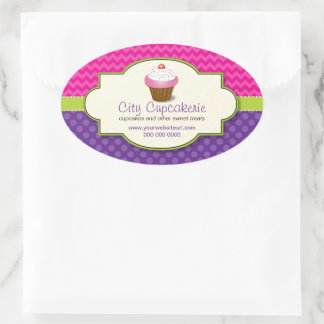 Cupcake Shop Promotionele Sticker