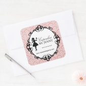 Cupcake Silhouette Packaging Stickers (Envelop)