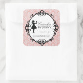 Cupcake Silhouette Packaging Stickers (Tas)