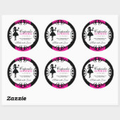 Cupcake Silhouette Packaging Stickers (Vel)