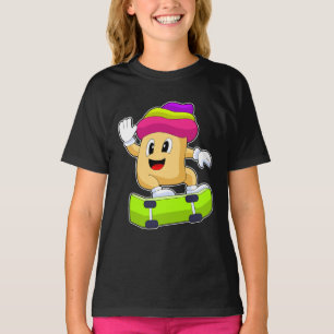 Cupcake Skater Skateboard T-shirt