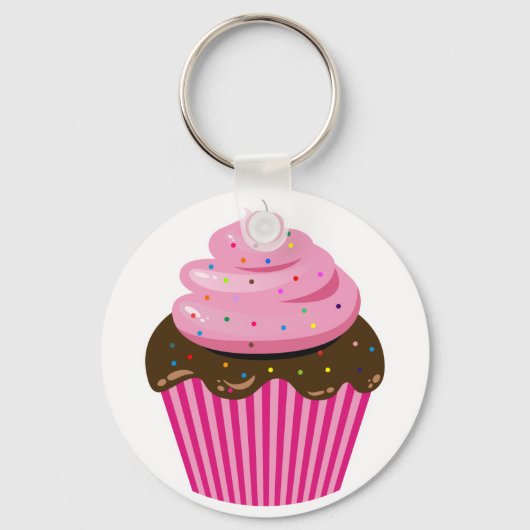 Cupcake Sleutelhanger (Voorkant)