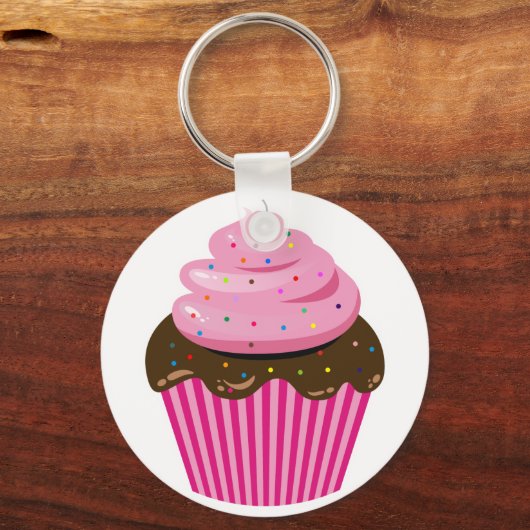 Cupcake Sleutelhanger (Voorkant)