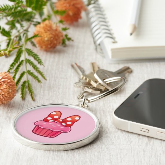 Cupcake Sleutelhanger (Zijkant)