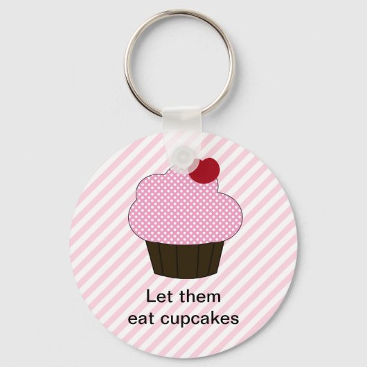 Cupcake-Sleutelhanger Sleutelhanger (Voorkant)