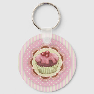 Cupcake-Sleutelhanger Sleutelhanger