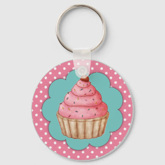 Cupcake-Sleutelhanger Sleutelhanger
