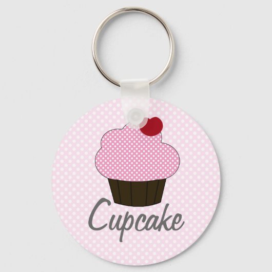 Cupcake-Sleutelhanger Sleutelhanger (Voorkant)